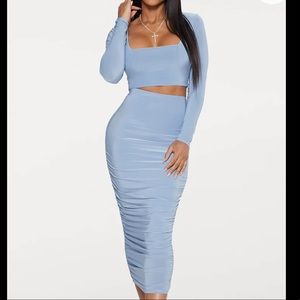 PLT Second Skin set in Dusky Blue